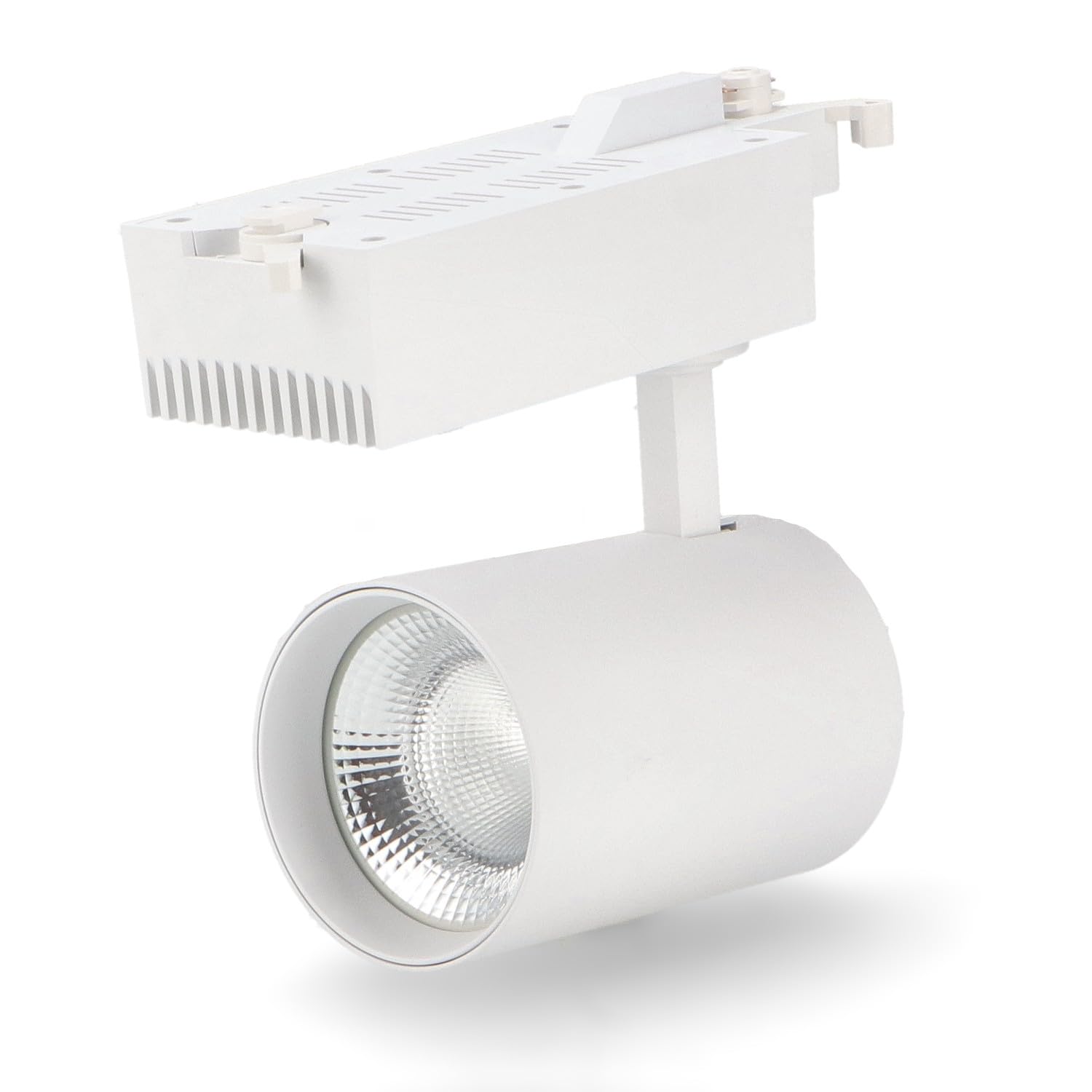 ONSSI Foco LED 40W para Carril Monofásico de 2 Hilos,(Blanco Neutro,4500k) 4400lm Focos Led CBO de Techo Iluminacion para Comercial