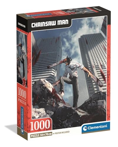 CLEMENTONI Compact 1000 pièces Chainsaw Man
