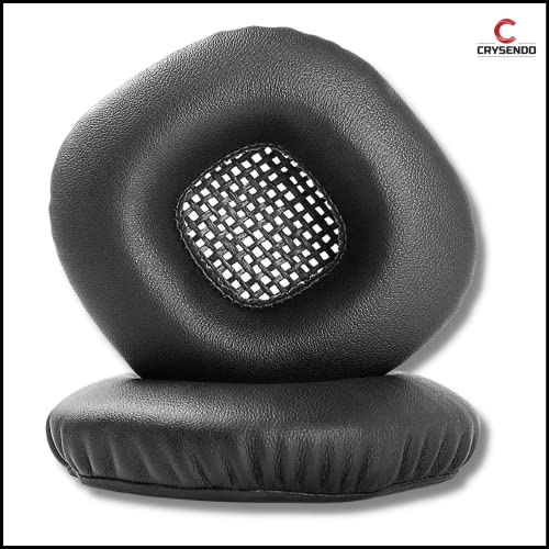 Image of Crysendo Protein Leather Replacement Ear Pads for Marshall Major 1 /2, Black