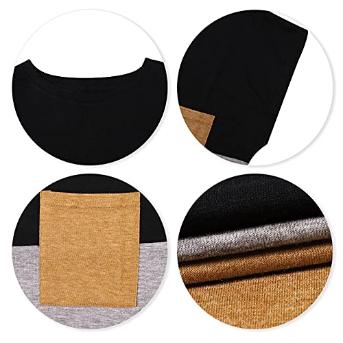 Nanyuaya Womens Summer Casual Tops 2023 Basic Loose Cap Sleeve Tshirts Solid Color Blouse With Pocket #TOP3