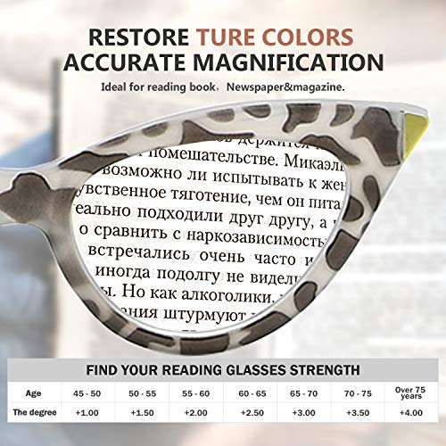 Eyekepper Reading Glasses for Women Cat-eye Style Ladies Readers - Grey Tortoise +1.75 - Image 4