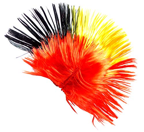 Deutschland-Perücke WM Fan-Artikel Punk-Rock Fasching Halloween Frisur 30cm Cover