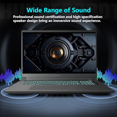 Image of Thunderobot Storm 17 5070 17 inch Gaming Laptop, 17.3 inch QHD 165Hz 2K Display, Core i7-13620H, GeForce RTX 5070, 16GB DDR5 RAM, 512GB SSD, HDMI, Type-C, RGB Backlit Keyboard, Wi-Fi 6, Win 11 Home