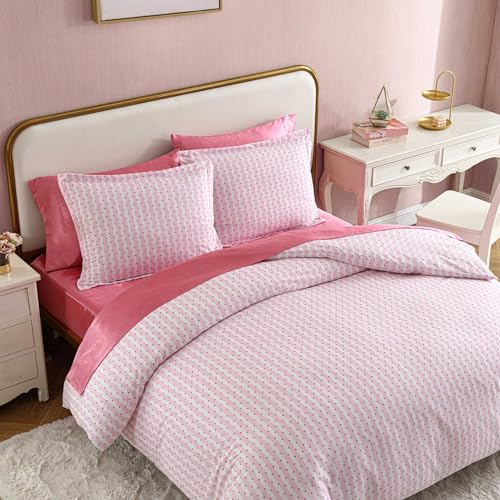 Betsey Johnson - Twin Duvet Cover with Matching Sham, Soft Bedding Set - image 2