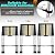 12.5FT Telescoping Ladder, Aluminum Lightweight Multi-Purpose Collapsible Extension, One-Touch Retraction Ladder,330lbs Load Capacity & Non-Slip Feet, for Home (Sliver, 12.5 FT (Cushion))