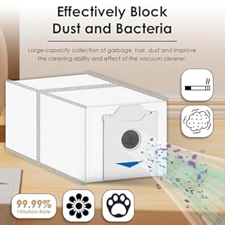 CHAIN PEAK Kit di accessori di ricambio N30 Omni per aspirapolvere ECOVACS DEEBOT N30 Omni, N30 Pro Omni Robot Vacuum, 2 spazzole a rullo, 4 spazzole laterali, 5 sacchetti per la polvere, 5 filtri