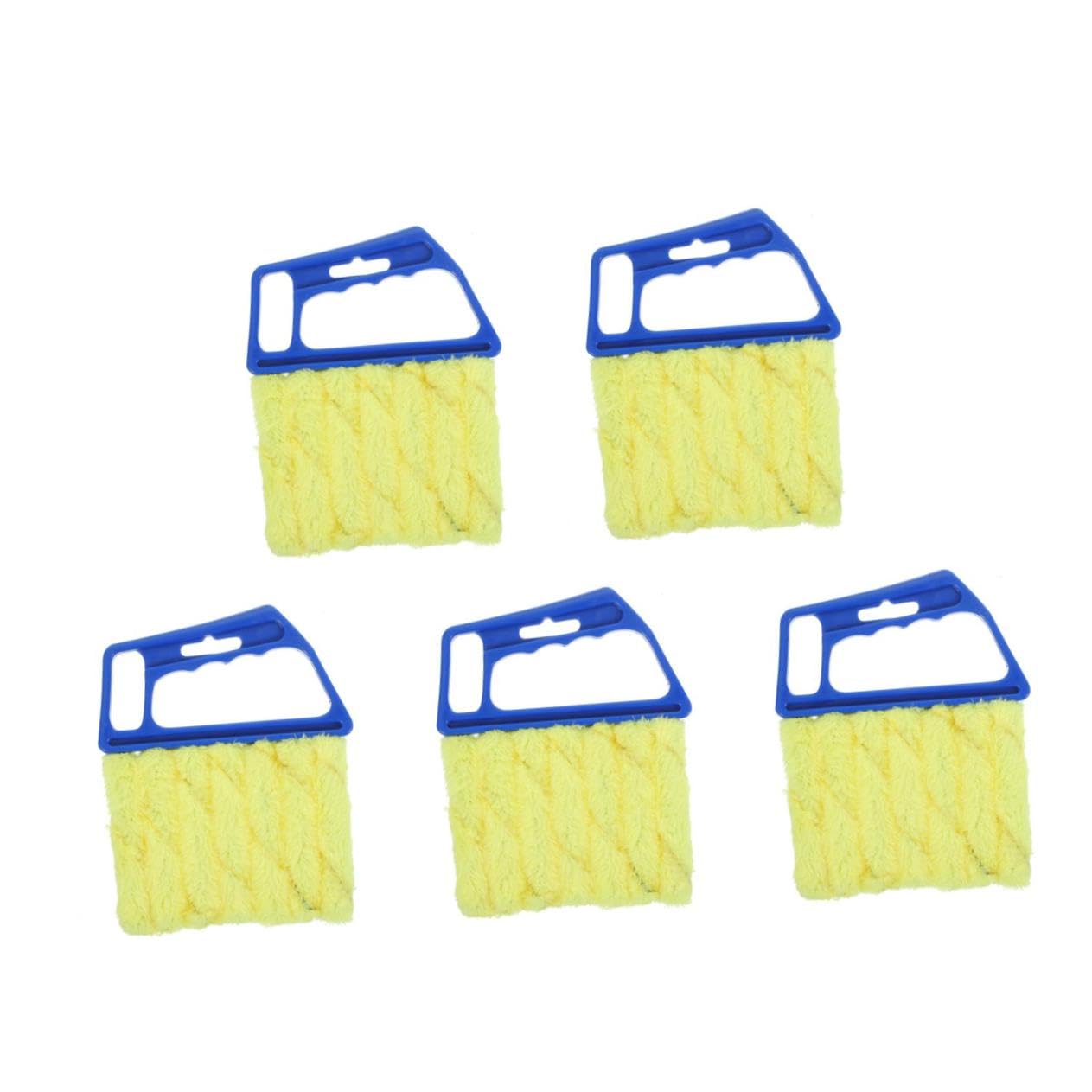 PACKOVE 5pezzi Spazzola Per La Pulizia Delle Persiane Portatile Spazzola Per Tapparelle e Finestre Utensile Maneggevole Per Rimuovere Polvere Da Ambienti Interni Ed Esterni Per Uffici e