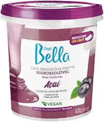 Depilbella Cera Hidro Açaí 600g, Depil Bella