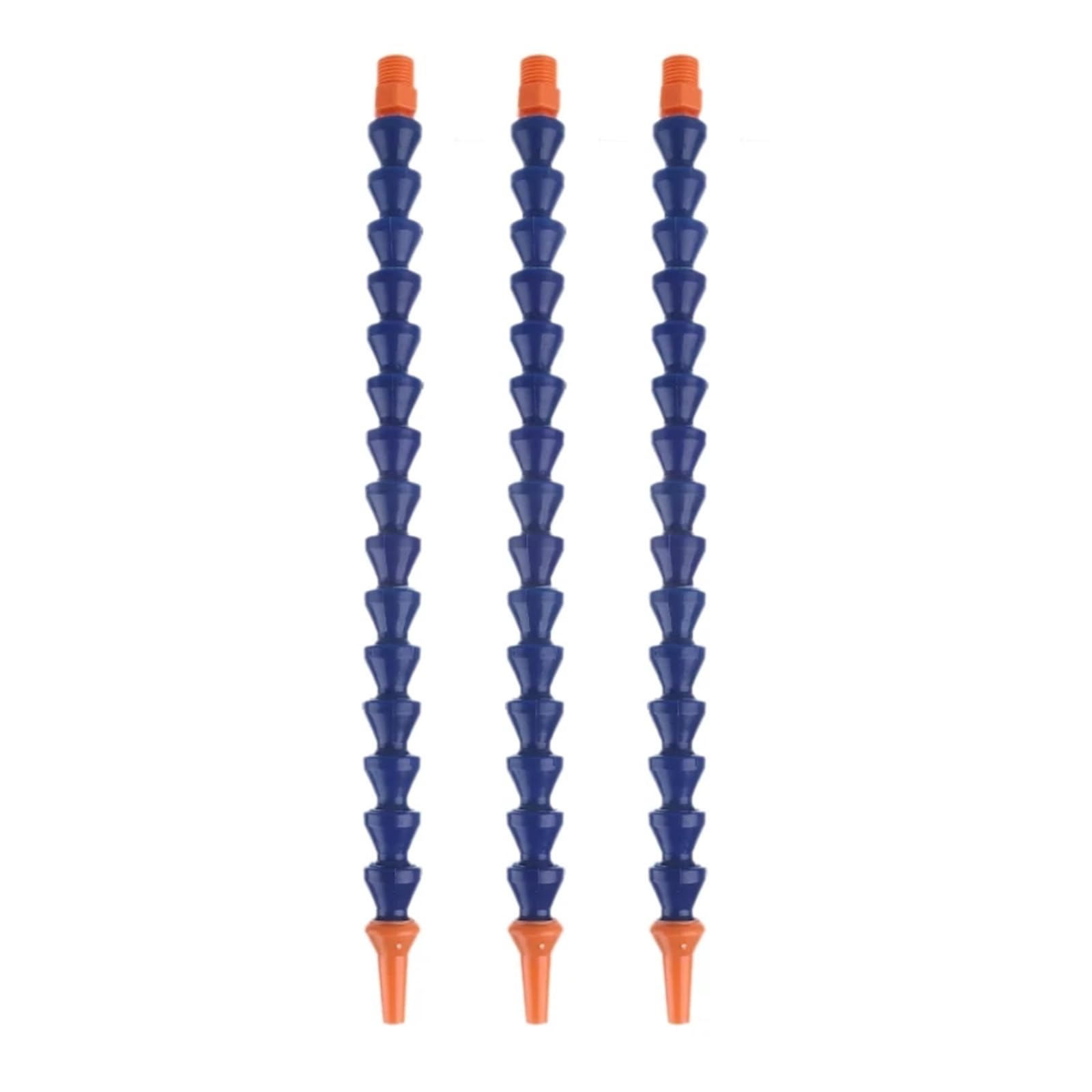 Tubo flexible de refrigerante, Manguera de refrigerante de aceite ajustable de 1/4" con boquilla redonda de plástico flexible for agua y aceite. 10 unidades.