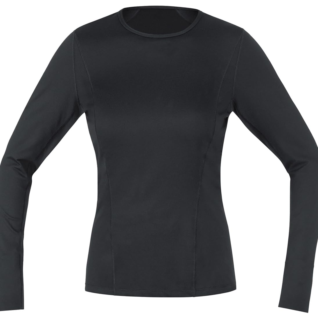 GOREWEAR M Donna Base Layer Thermo Maglia a manica lunga, Black, 34
