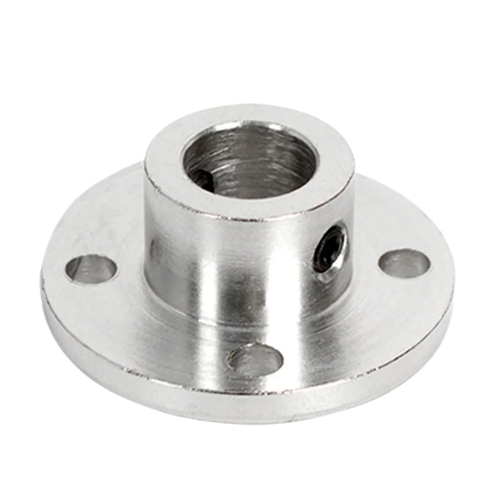 WEKONUMEX Flange Shaft Coupling, Stainless Steel Rigid Flange Coupling Motor Support Connector Servo Stepper Motors 3-12mm(12mm)