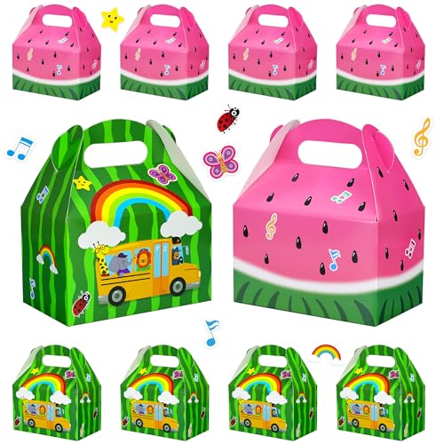 Caoekego Cartoon Melon Party Snacks Boxes 16 PCS Cartoon Melon Ca...
