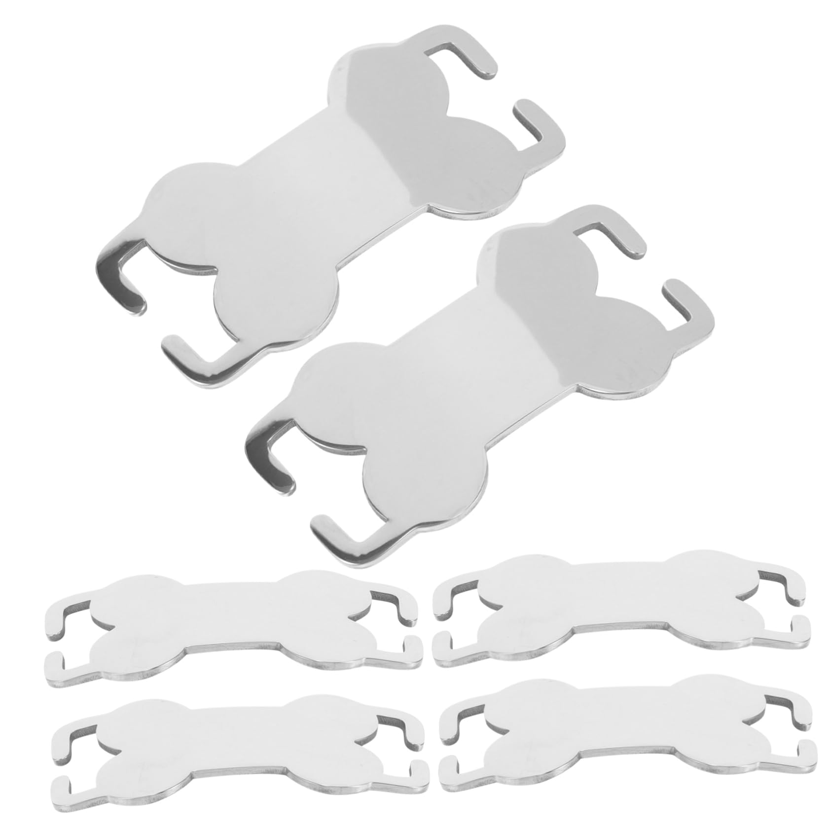 INOOMP 30pièces Plaques Identification Acier pour Chiens Et Médailles Personnalisées Légères à Graver avec Nom Téléphone Et Adresse Accessoires Animaux