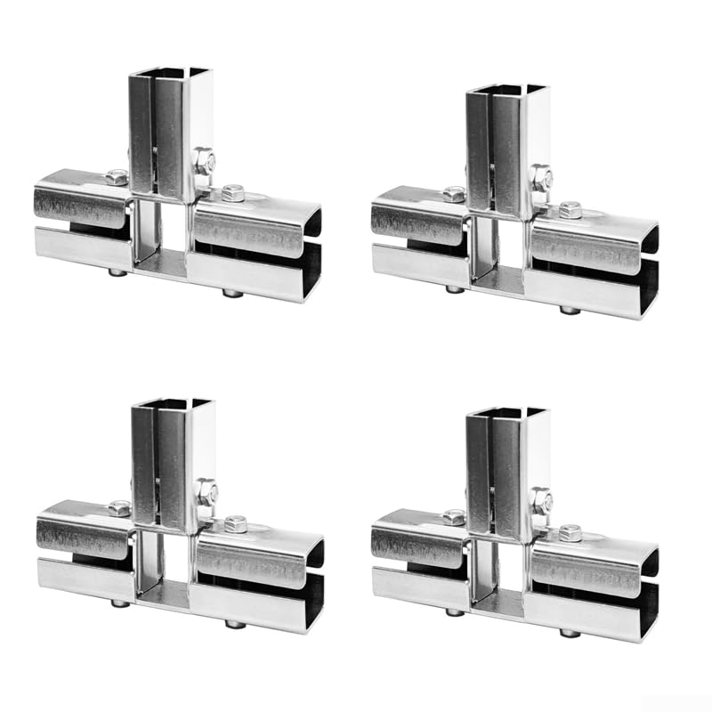 Conector Cruzado para acero Inoxidable 25mm Conector Cruzado(20mm 4pcs)