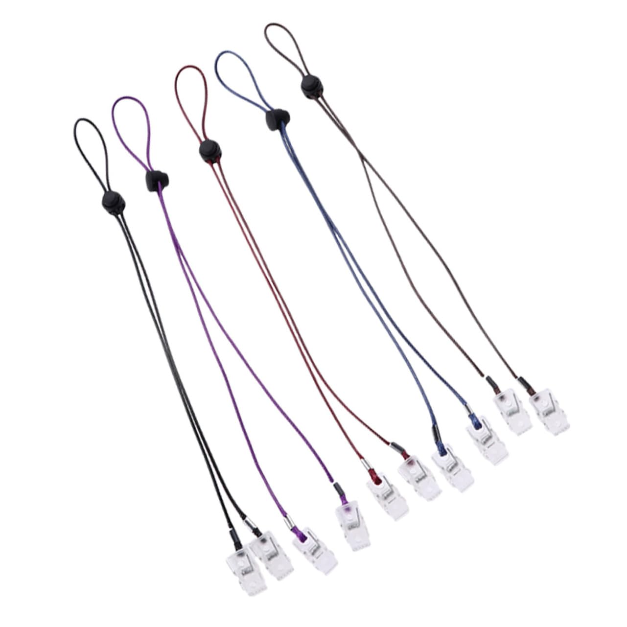 HEALEEP 10 Pack Napkin Clips Napkin Holder Clip Bib Holder Clip Adjustable Paper Napkin Holder Waterproof Bib