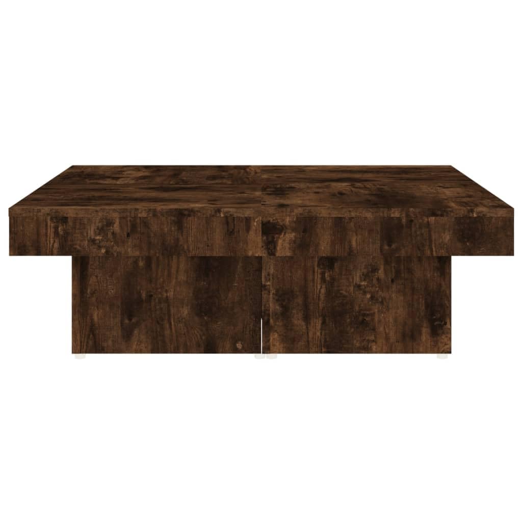 Homgoday Tavolino da salotto, moderno, per soggiorno, camera da letto, studio, incenso, 90 x 90 x 28 cm, in legno