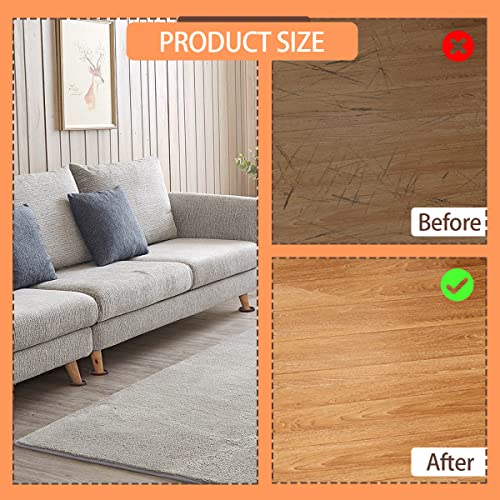 Furniture Coasters Non-Slip Bed Leg Pads Round Rubber Anti Sliding Caster Cups For Hardwood Floors Brown 8Pcs 2.5Inch #TOP3