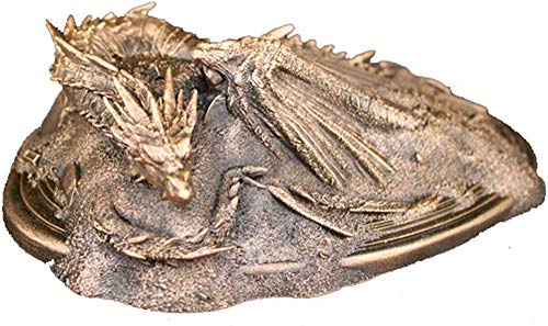 Ertyuk-Decor Statuen Dekoartikel Skulpturen Figuren Herr Der Ringe Statue Smaug Herr Der Ringe Drachen Skulptur Statue Desktop Dekoration Cover