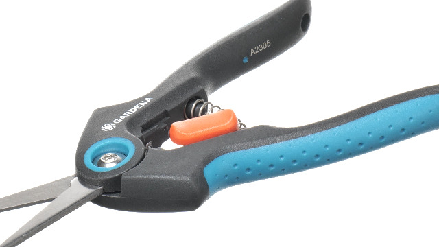 Gardena EasyCut tuinschaar, bypass-snede, 20 mm snijdiameter, ergonomische handgrepen, PowerCoating-messen, duurzame kwaliteit, made in Germany (12230-20