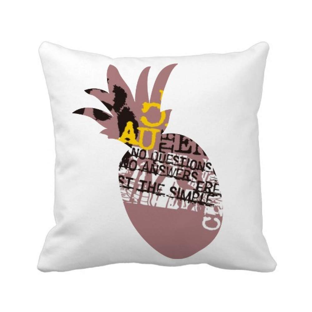 Housse de coussin ananas pour relooker un salon fade style graffiti