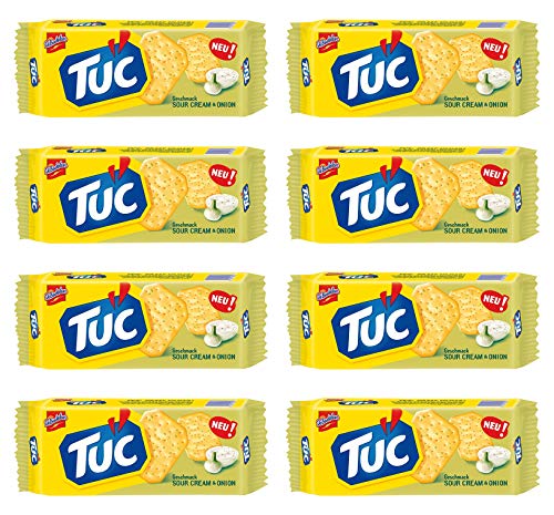 Lu Tuc Cracker Sour Cream & Onion From France 100g Pack of 8
