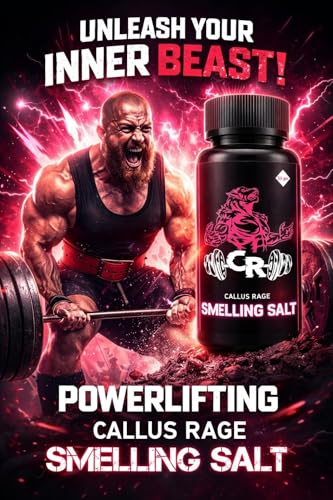 Image of Callus Rage Ammonia Smelling Salt 50g for Gym Powerlifting and Combat Sports, Pre Lift Inhalant for Athletes, Beast Mode Smelling Salt for Training
