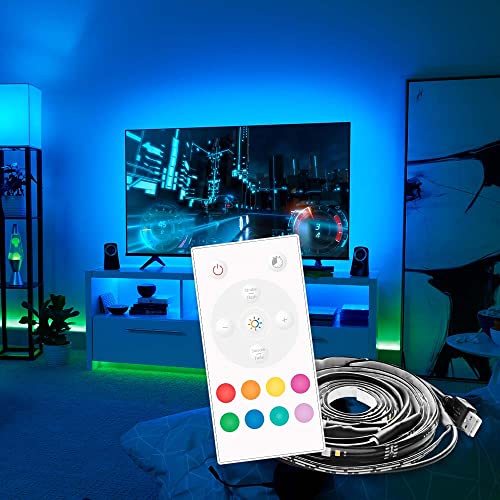 GE LED TV Tape Light, Color Changing Strip Light with Remote, No App or Wi-Fi Required, 84in (1 Pack) - image 7