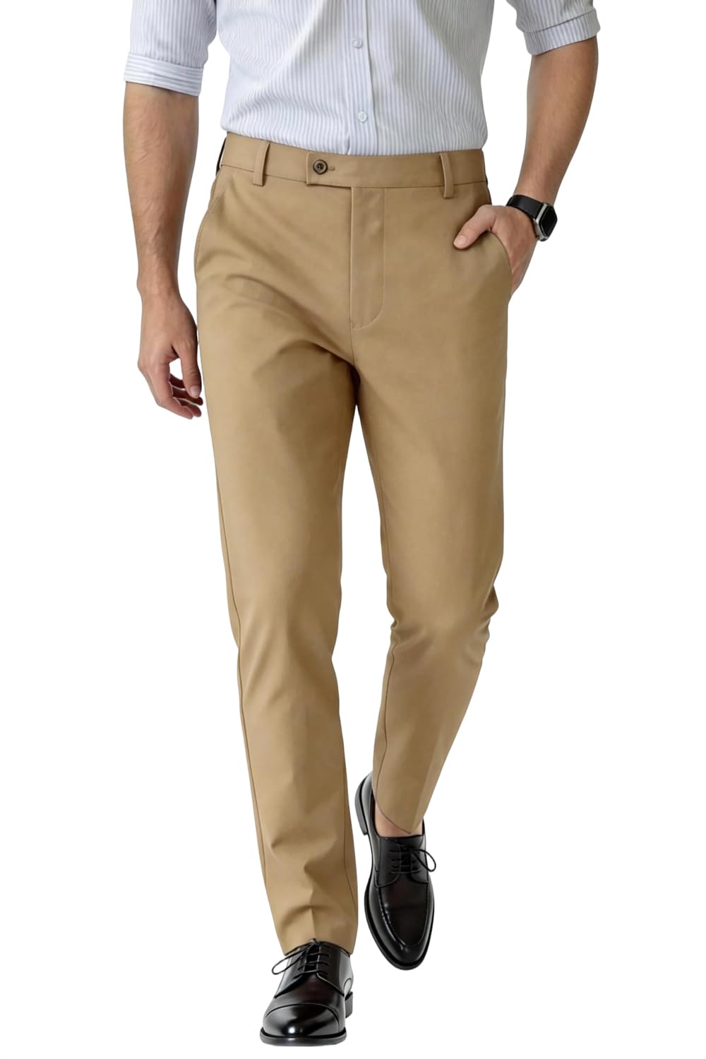 GINGTTO Mens Dress Pants Slim Fit Stretch Formal Pants for Men