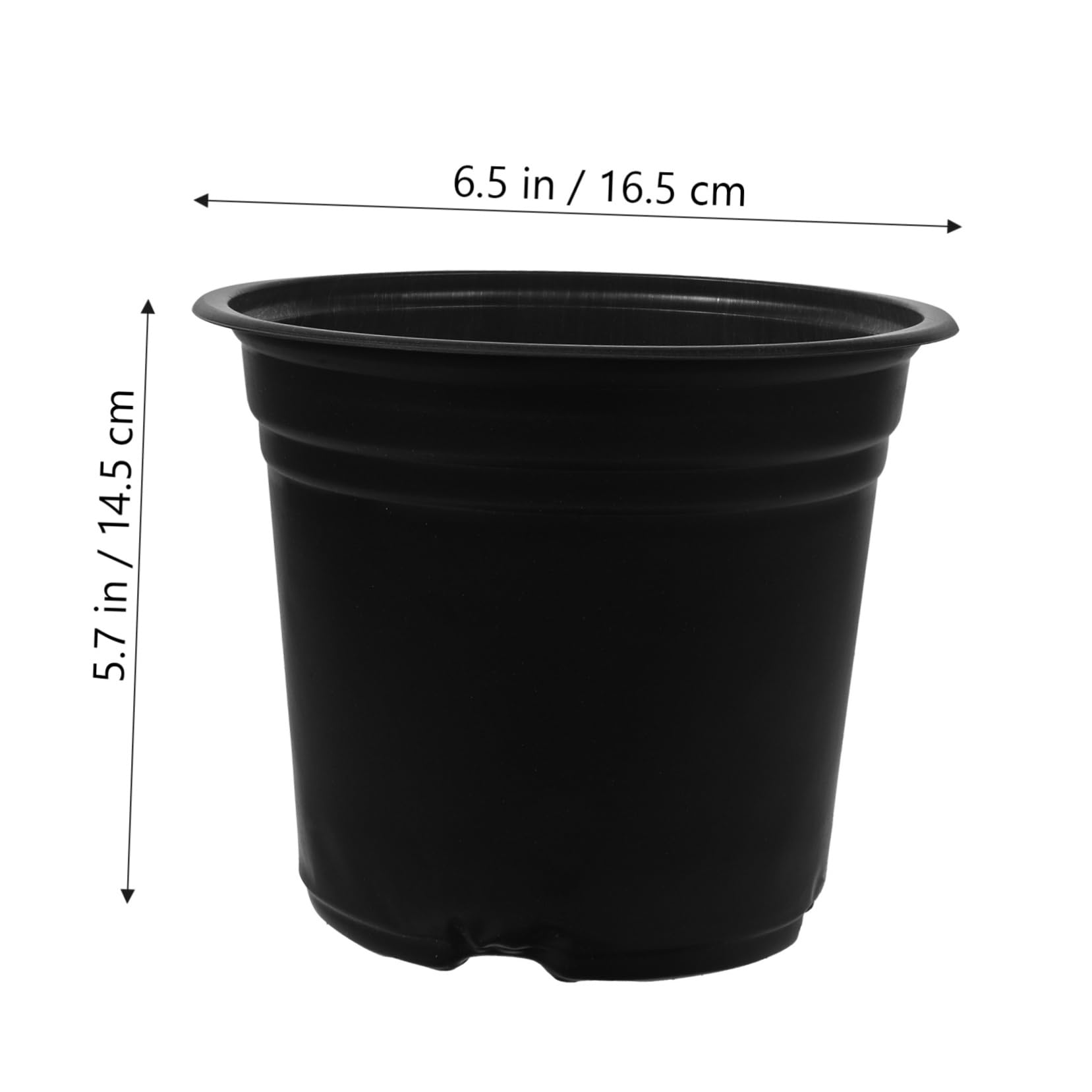 Sosoport 50pcs Poule De Semis en Plastique Fleur Pots De Croissance Home Succulent Nursery Pots Conteneurs
