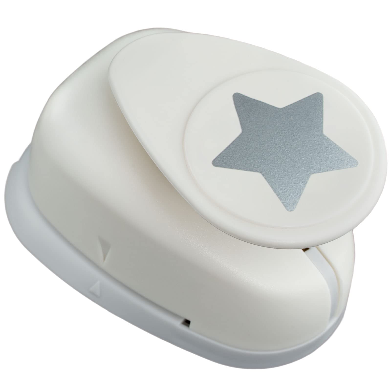 MCE-Commerce A689955 Motif Punch Star 2.54 cm Plastic White