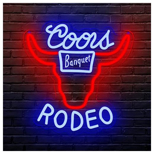 Cowboy Neon sign Rodeo Neon Signs for Wall Decor Blue Western Bar Rodeo LED Signs for Wall Decor Cowboy Neon Sign Man Cave Blue Cow Skull Light, Sign Busch, Crs Bull Led Wall Decor Applicable to Bar Beer Club Pub Bistro.
