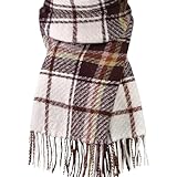 Clothirily Winter Scarf for Women- Womens Fashion Plaid Scarfs Lightweight, Cashmere Feel Warm Soft Pashmina Shawls and Wraps, Long Blanket Scarf