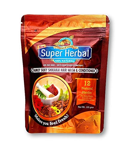 Miniatura 2 de Silky Shikakai Hair Wash and Conditioner  Polvo de lavado de cabello  Jabones en polvo  3.53 oz  3.5 oz