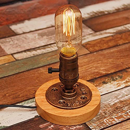 Lampe de table rétro industrielle avec variateur pour bureau et lecture - 3