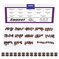 Swpeet 140Pcs 14 Werte 2.2UH.680UH CD54 Draht Wunde SMD Leistungsinduktor Assortiment Kit, 5.8mm Chip Induktoren mit 2.2UH 3.3UH 4.7UH 6.8UH 10UH 22UH 47UH 68UH 100UH 220UH 330UH 47UH 68UH