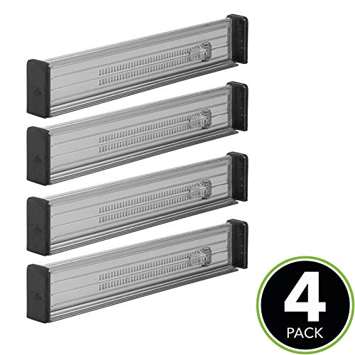 mDesign - Ladeverdeler in 2-delige set - lade-organizer - uitschuifbaar/nuttig/hoogwaardige kwaliteit - uiteinden met… - Image 3