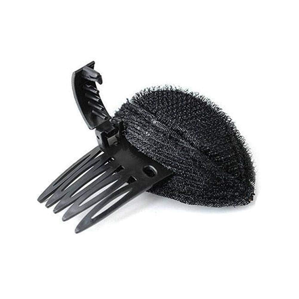 Black Puff Fluffy Hair Volume Clips Set