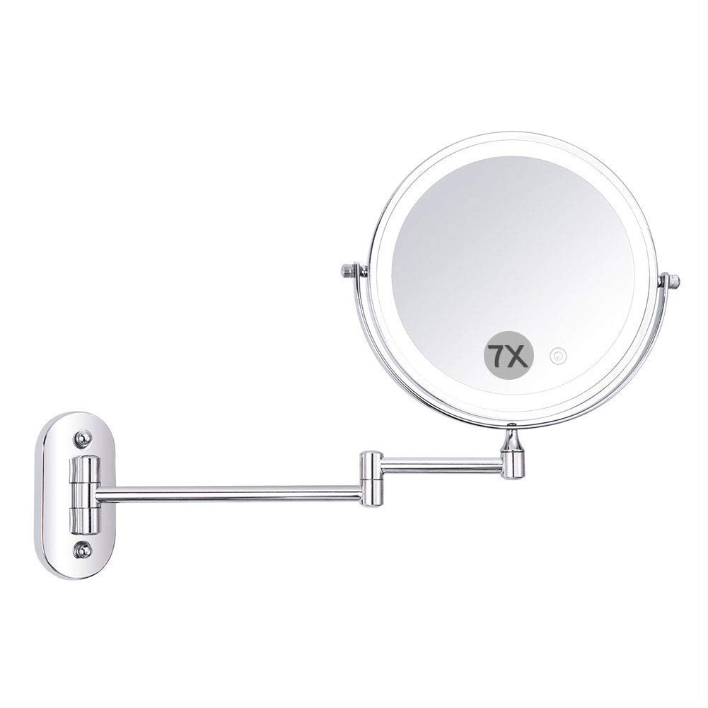 Miroir grossissant 7X pour voir tous les détails sans fatigue visuelle à la maison