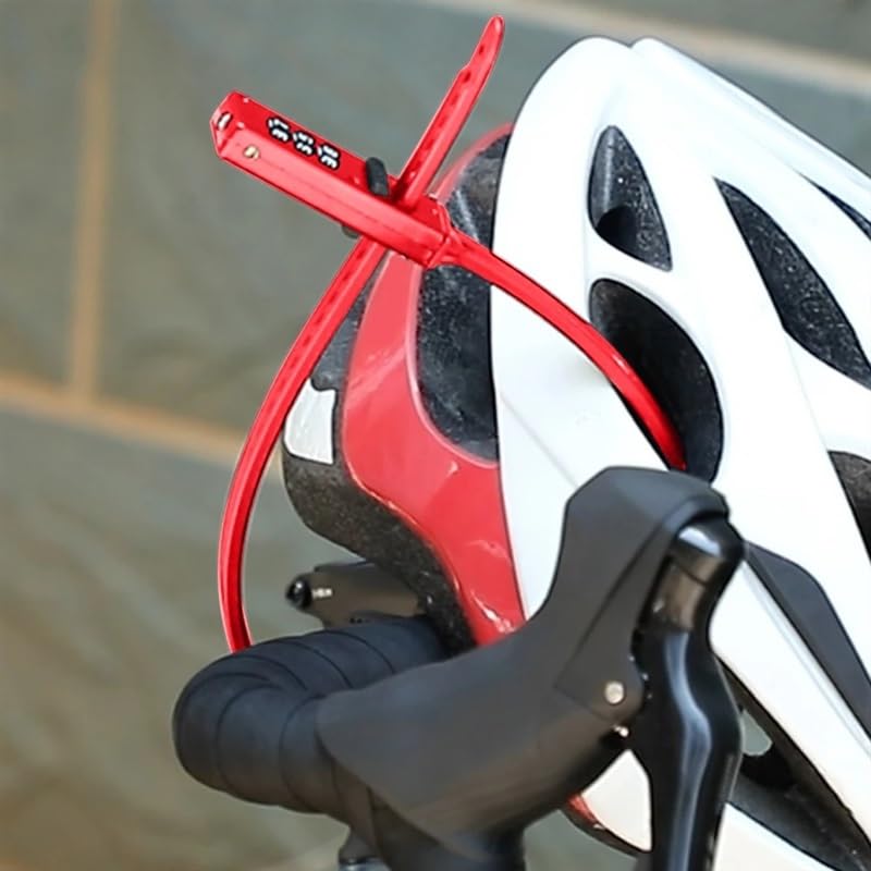 bike helmet cable ties Portable Bicycle Lock Tie Combination Lock Password Lock Bicycle Anti-Theft Keyless Padlock Cycling (Color : Black-02) (Yellow 17.2x570mm) : Sports & Outdoors Sizes:M/L (55-61 cm) Milwaukee Helmets MPH9817DOT Breeze 8000W Stealth Bomber Bike