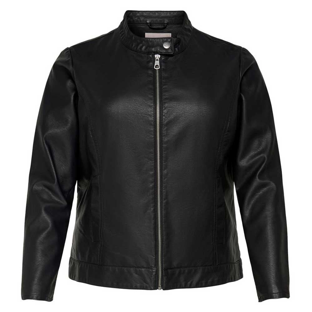 ONLY Carmakoma Carrobber Faux Leather Jacket Noos Chaqueta de cuero Mujer (Pack de 1)