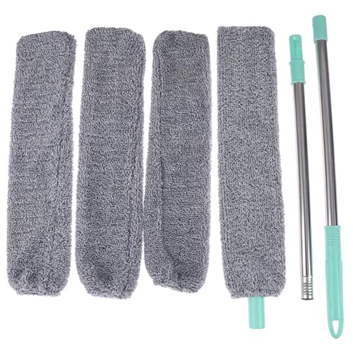 1 Set Bedside Brush Long Handle Mop Household Bed Bottom Gap Clean Hair Sweeping Dusty Magic Microfibre Duster