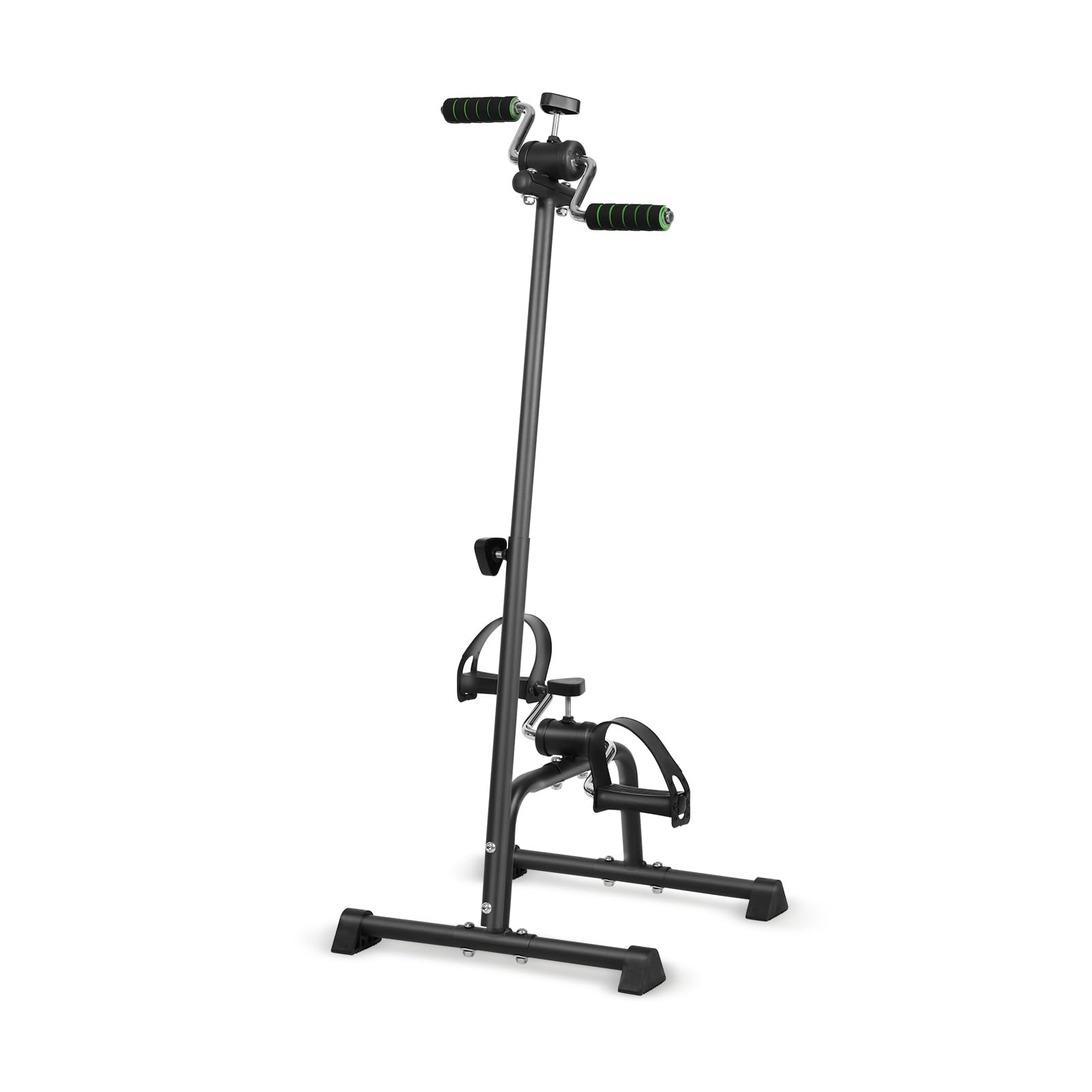 Masiunoz Home Elderly Exercise Bike Adjustable Arm Leg Knee Scooter Upper and Lower Extremity Rehabilitation Machine Low Impact Whole Body Exercise Equipment (Black-1)