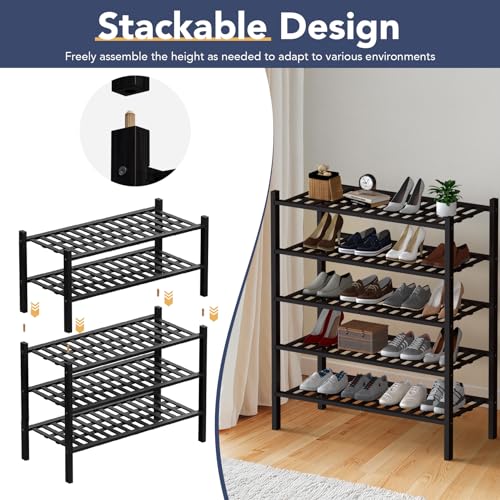 50% off Haddockway Bamboo Shoe Rack with Code MG23ZNU7 - Image 7