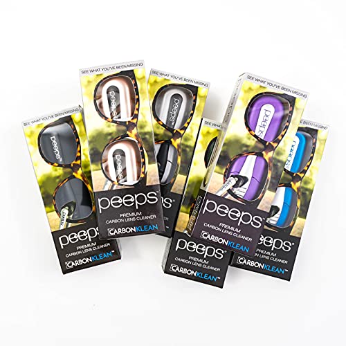 CarbonKlean Peeps Eyeglass Lens Cleaner Efficient and Durable Carbon Microfiber Technology