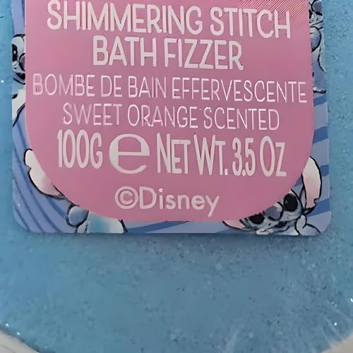 Stitch-Inspired Alien Character Bath Bomb Fizzer - Luxurious Blue Fizzing Bath Experience, Fun for All Ages (Pack of 2) - Image 4