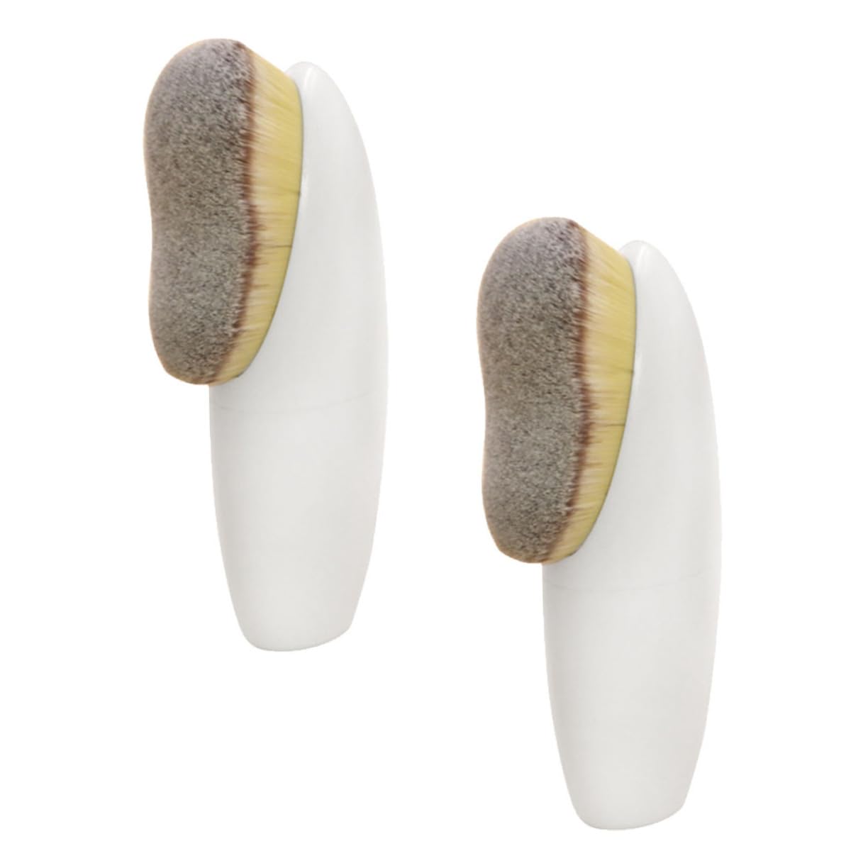 Beavorty 8stücke Tragbare Make-up Foundation Pinsel Ergonomische Gesichts-pinsel Für Flüssig Und Puder-foundation Für Konturierung Und Schnelles Auftragen Praktisch Für Zuhause Und