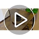 DWVO Rustic Coffee Table with Storage Shelf, 47" Wood Rectangle Center Table, 5 Tier Cocktail Tea Table, Modern Industrial Accent Table w/Arched Metal Frame for Living Room, Reception Room (Brown)