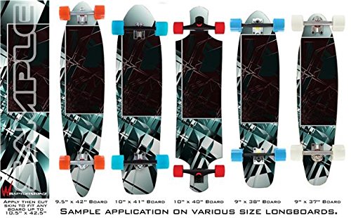 Xray - Decal Style Vinyl Wrap Skin fits Longboard Skateboards up to 10