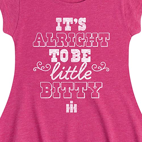 International Harvester - It's Alright to Be Little Bitty - Toddler Girls Fit and Flare Dress2