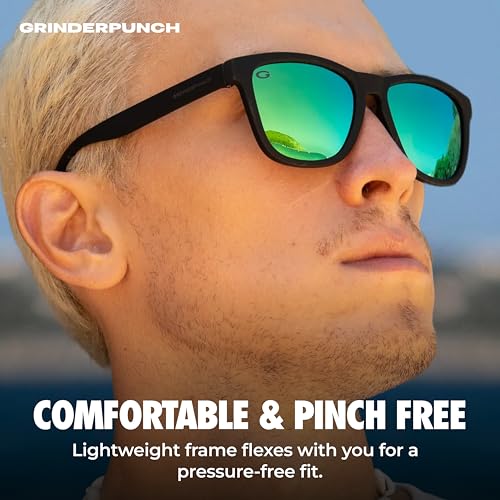 Image of grinderPUNCH Womens Polarized Sunglasses UV400 Protection Classic Retro Driving Sun Glasses Trendy Fashion Shades